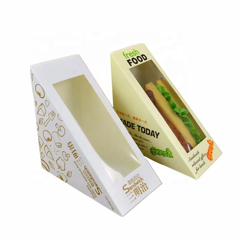 Custom Food Grade Recycled Clear Window Corrugated Pizza Box Paper Packaging Box