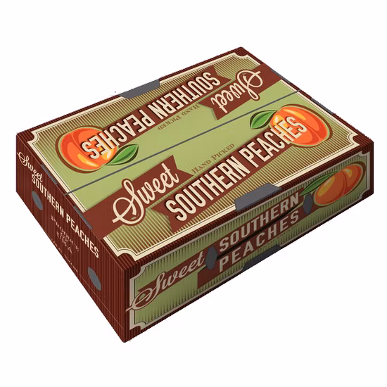 FSC Custom Print Wellpappe Papier Kirschen Zitrusfrüchte Ananas Birne Orange Apfel Zitrone Mango Banane Obst Gemüse Verpackung Verpackung Versandkarton